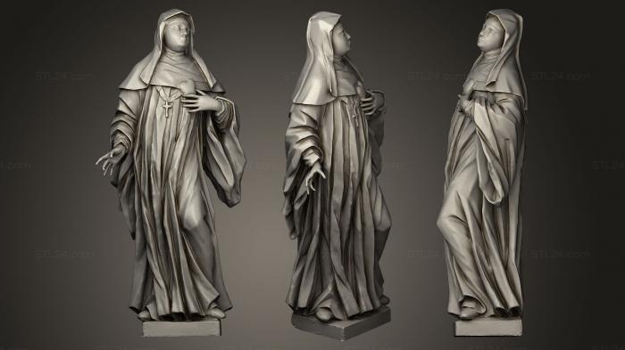 Figurines of people (Gertrude the Great, STKH_0022) 3D models for cnc